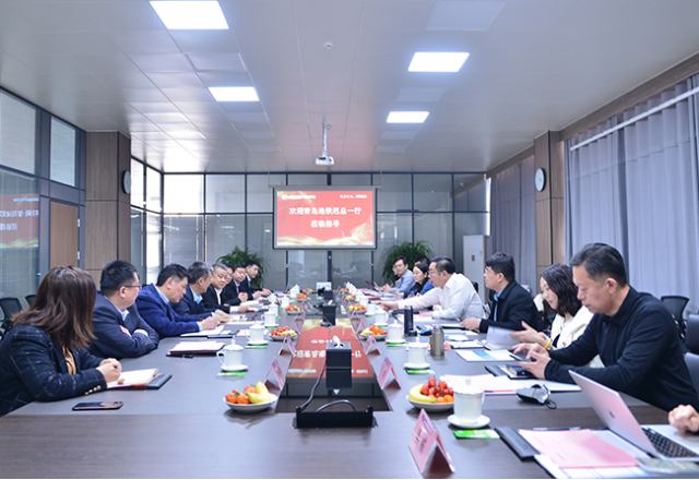 青岛青铁产投公司迟董事长一行莅临乐鱼首页(中国)网页版调研