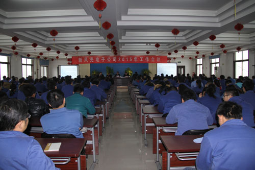 乐鱼首页(中国)网页版电子公司2015年工作会议隆重召开